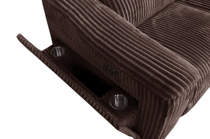 Yash (Brown) Reclining Sectional