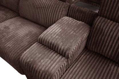 Yash (Brown) Reclining Sectional