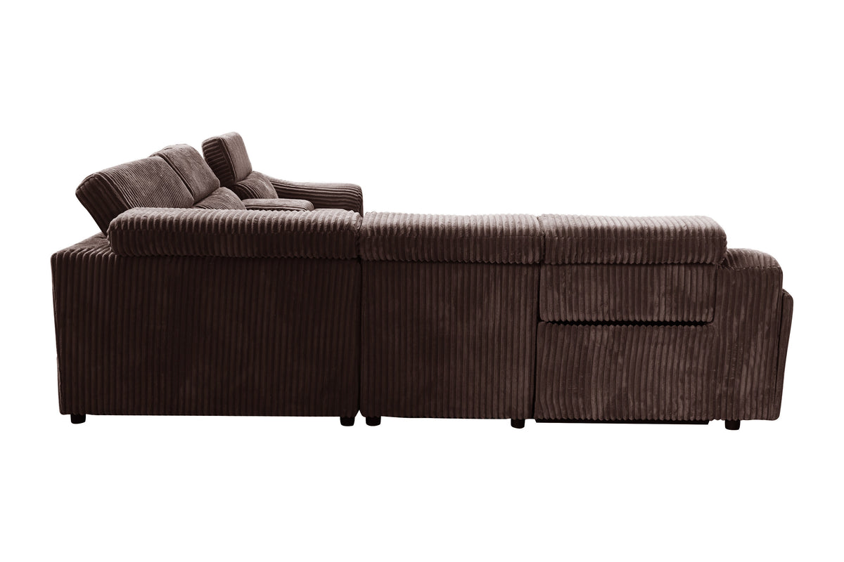 Yash (Brown) Reclining Sectional