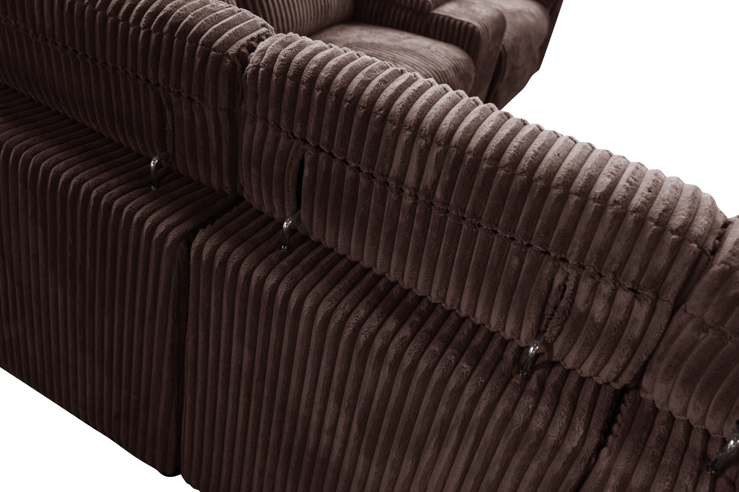 Yash (Brown) Reclining Sectional
