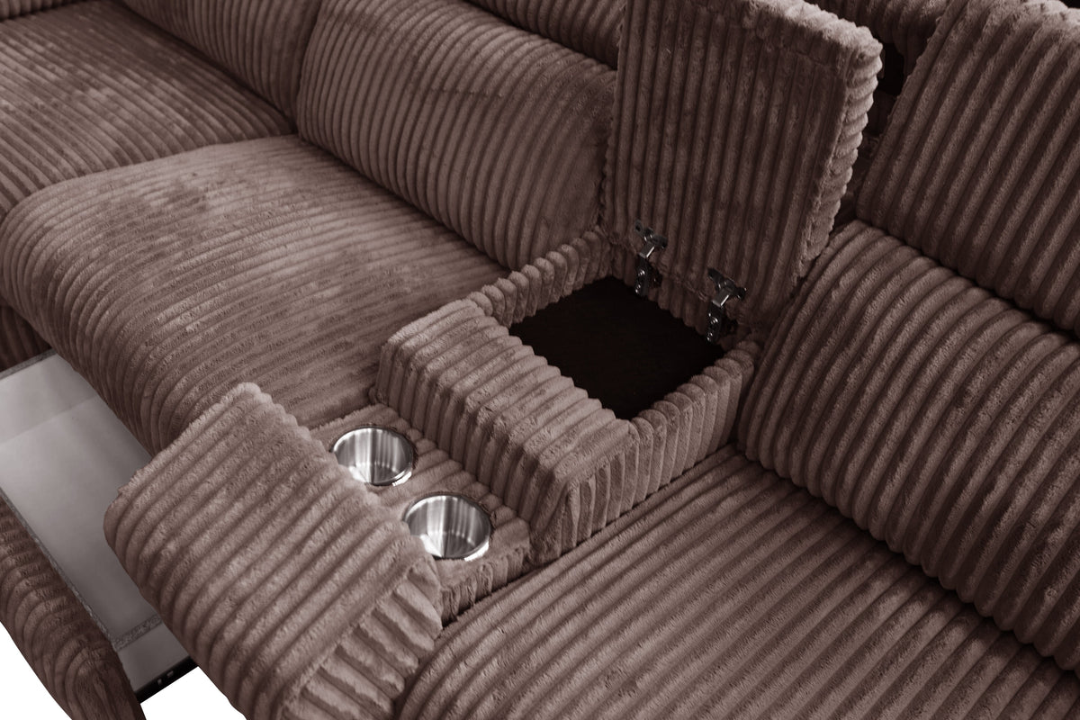 Yash (Brown) Reclining Sectional