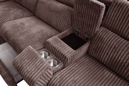 Yash (Brown) Reclining Sectional