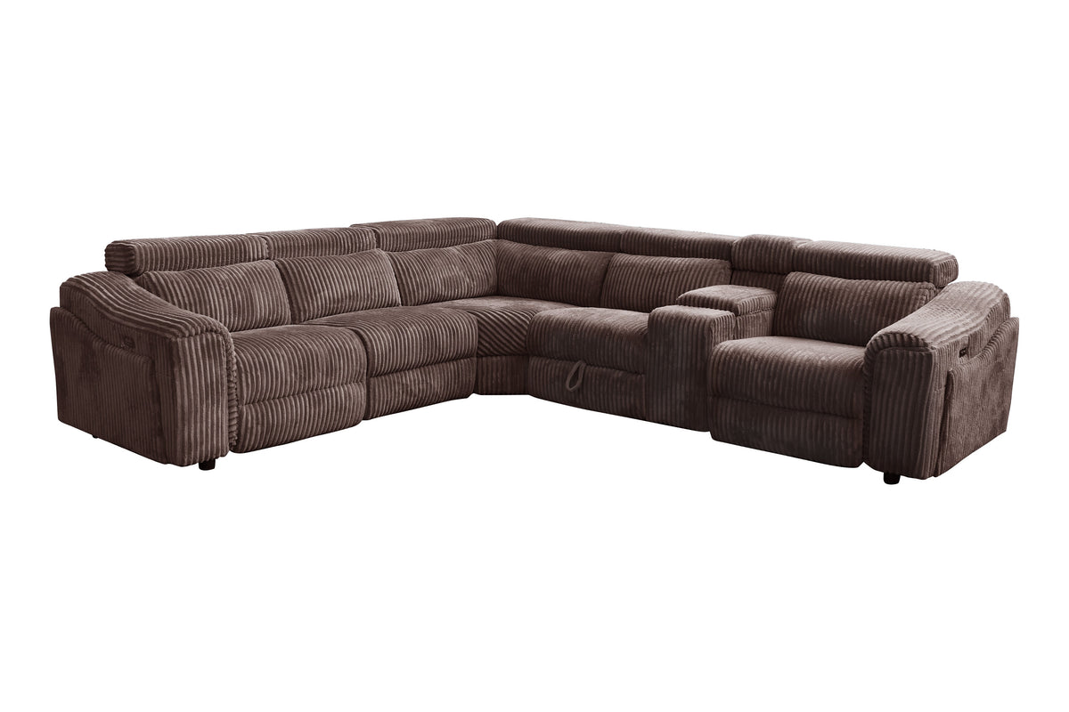 Yash (Brown) Reclining Sectional