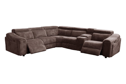 Yash (Brown) Reclining Sectional