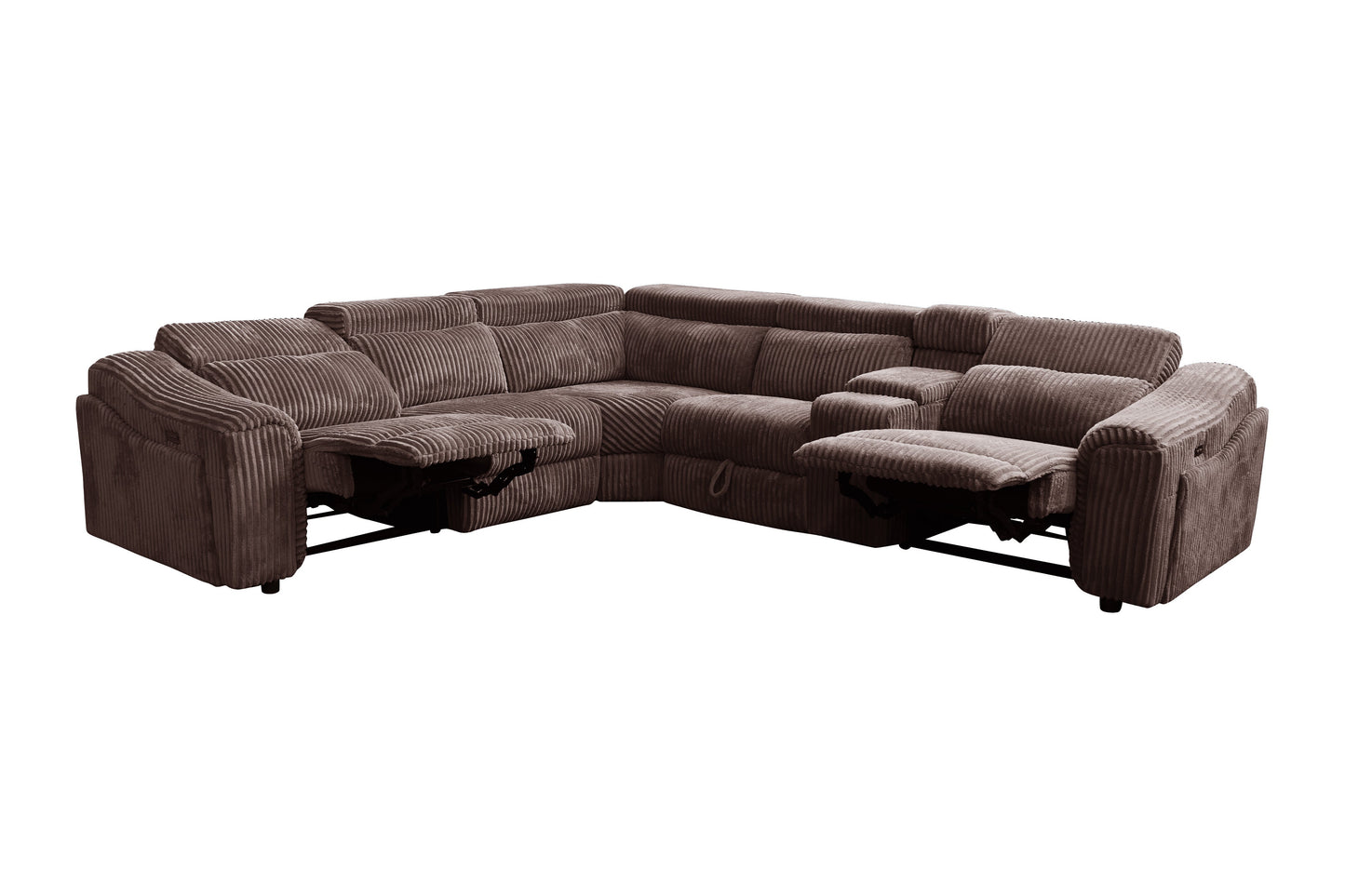 Yash (Brown) Reclining Sectional