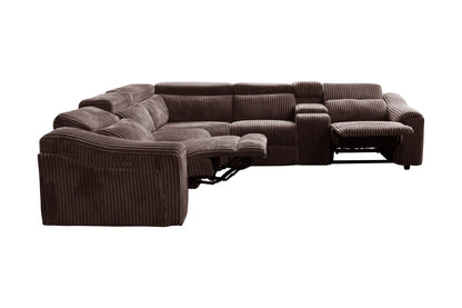 Yash (Brown) Reclining Sectional