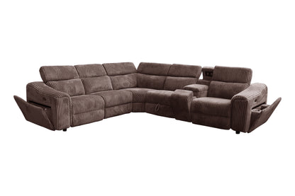 Yash (Brown) Reclining Sectional