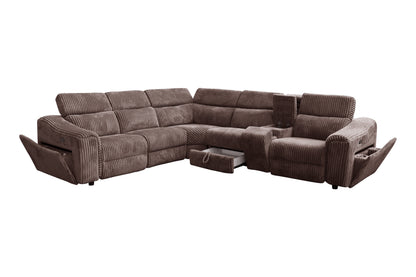 Yash (Brown) Reclining Sectional
