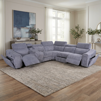 Yash (Grey) Reclining Sectional