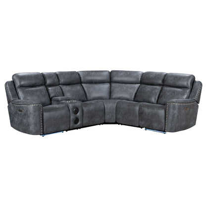 Romi (Grey) Reclining Sectional