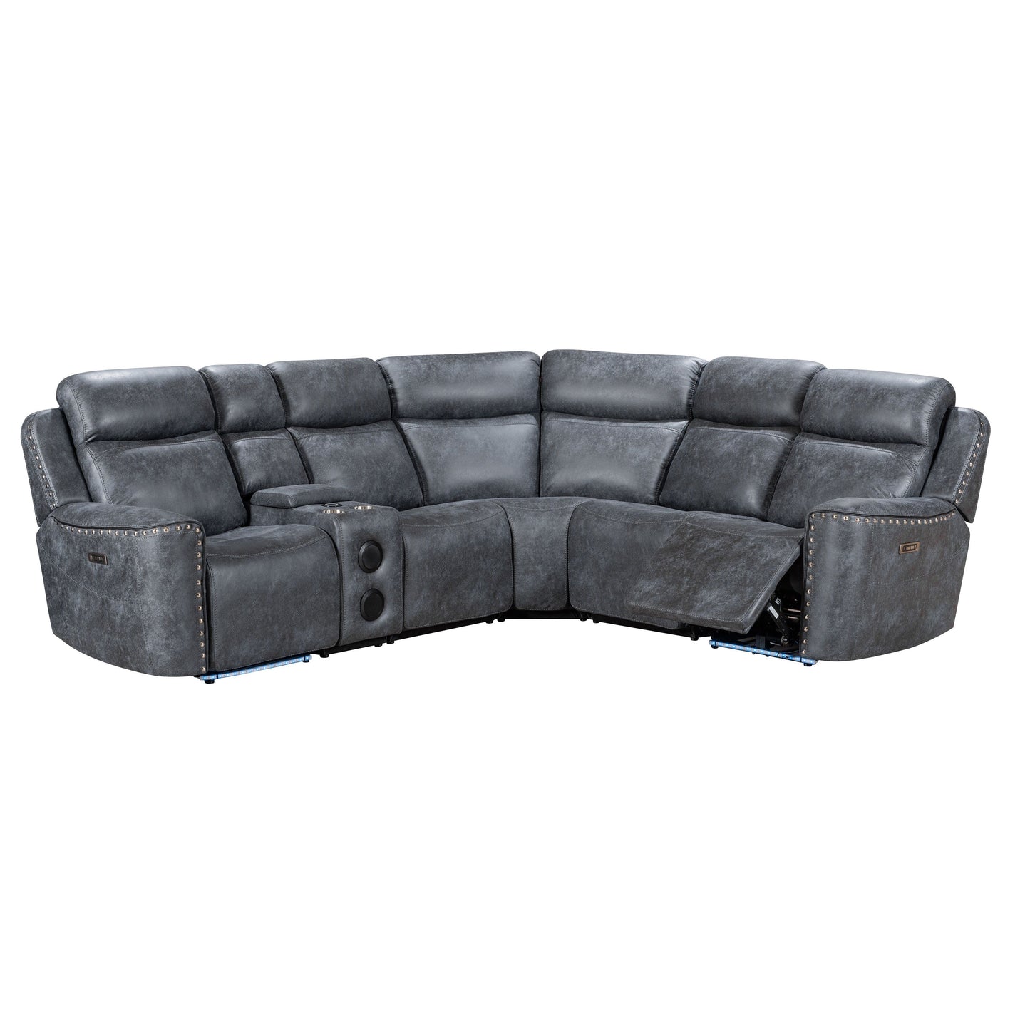 Romi (Grey) Reclining Sectional