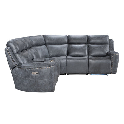 Romi (Grey) Reclining Sectional