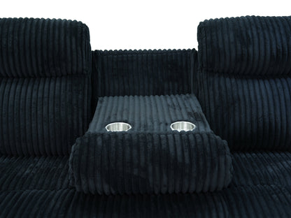 Grace (Black) Reclining Living Room Set