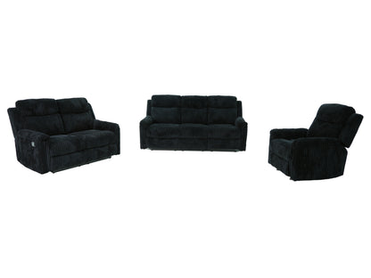 Grace (Black) Reclining Living Room Set