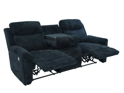 Grace (Black) Reclining Living Room Set