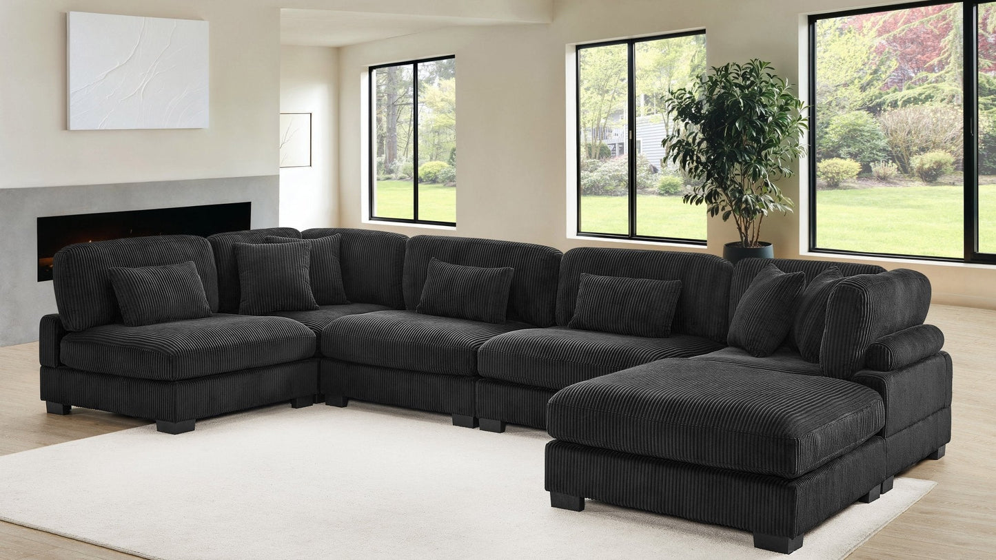 Supreme (Black) Sectional