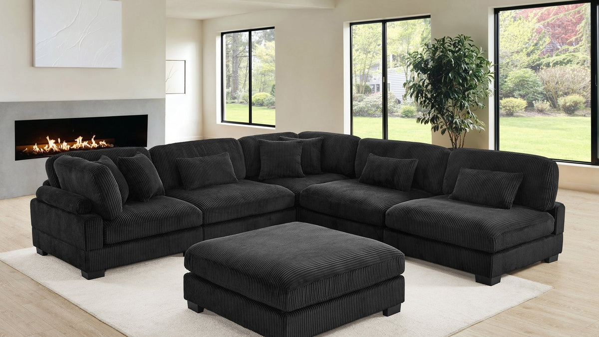 Supreme (Black) Sectional
