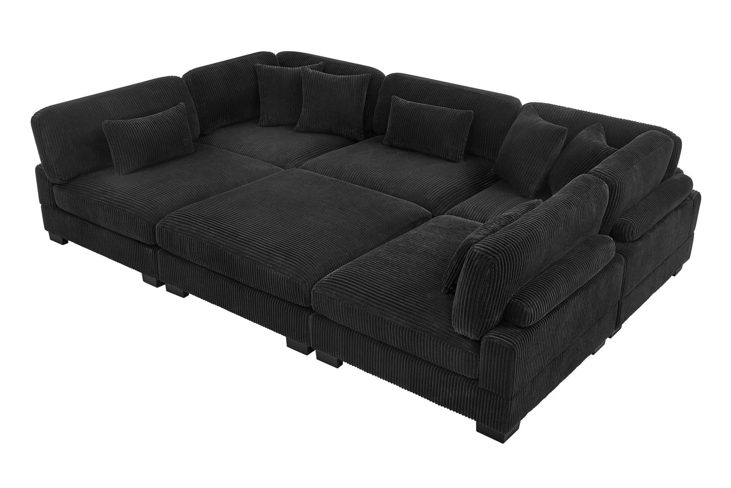 Supreme (Black) Sectional