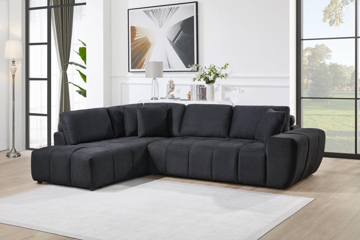 Uptown (Black) Sectional