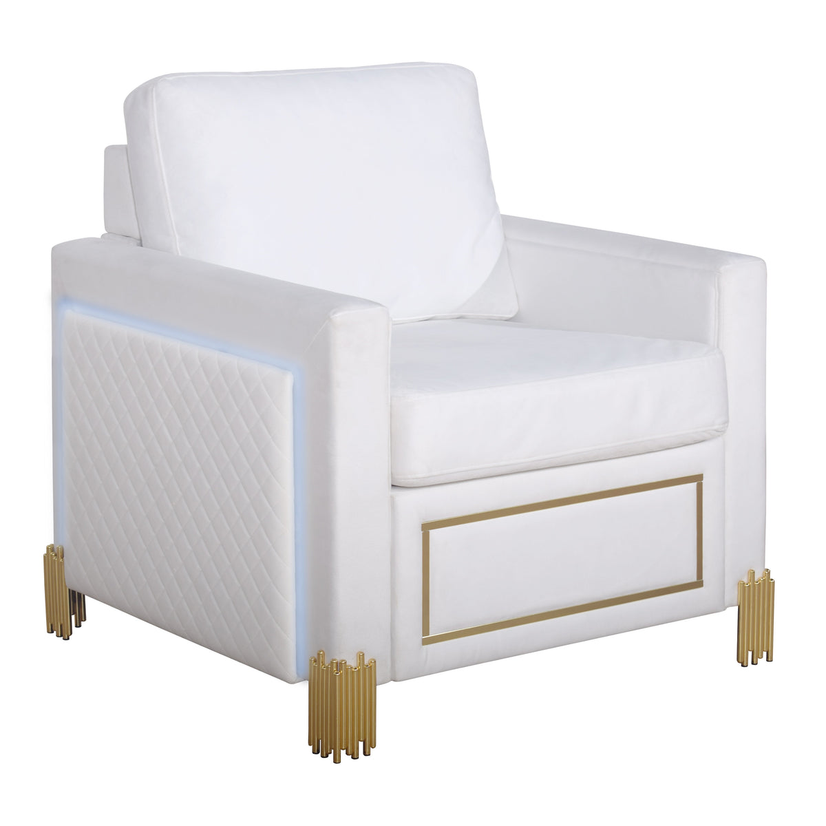 Glamor Collection Living Room Set