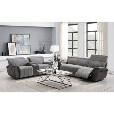 Twist (Grey) Reclining Living Room Set