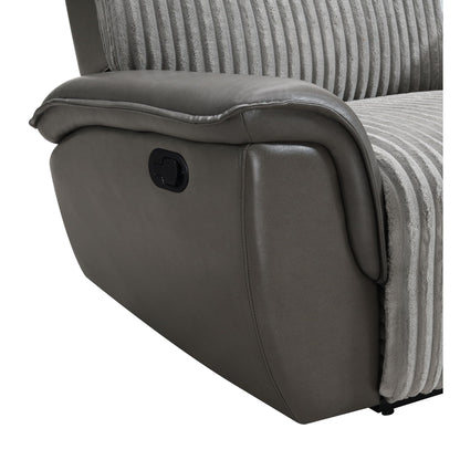 Twist (Grey) Reclining Living Room Set
