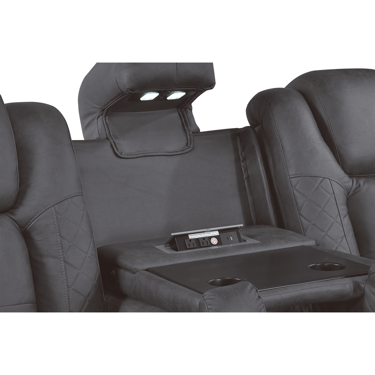 Ashley (Grey) Reclining Living Room Set