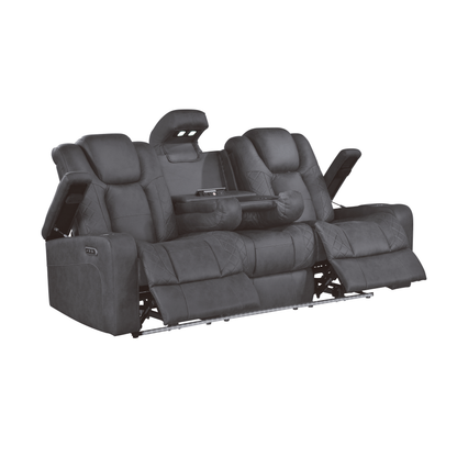 Ashley (Grey) Reclining Living Room Set