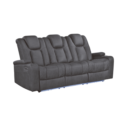 Ashley (Grey) Reclining Living Room Set
