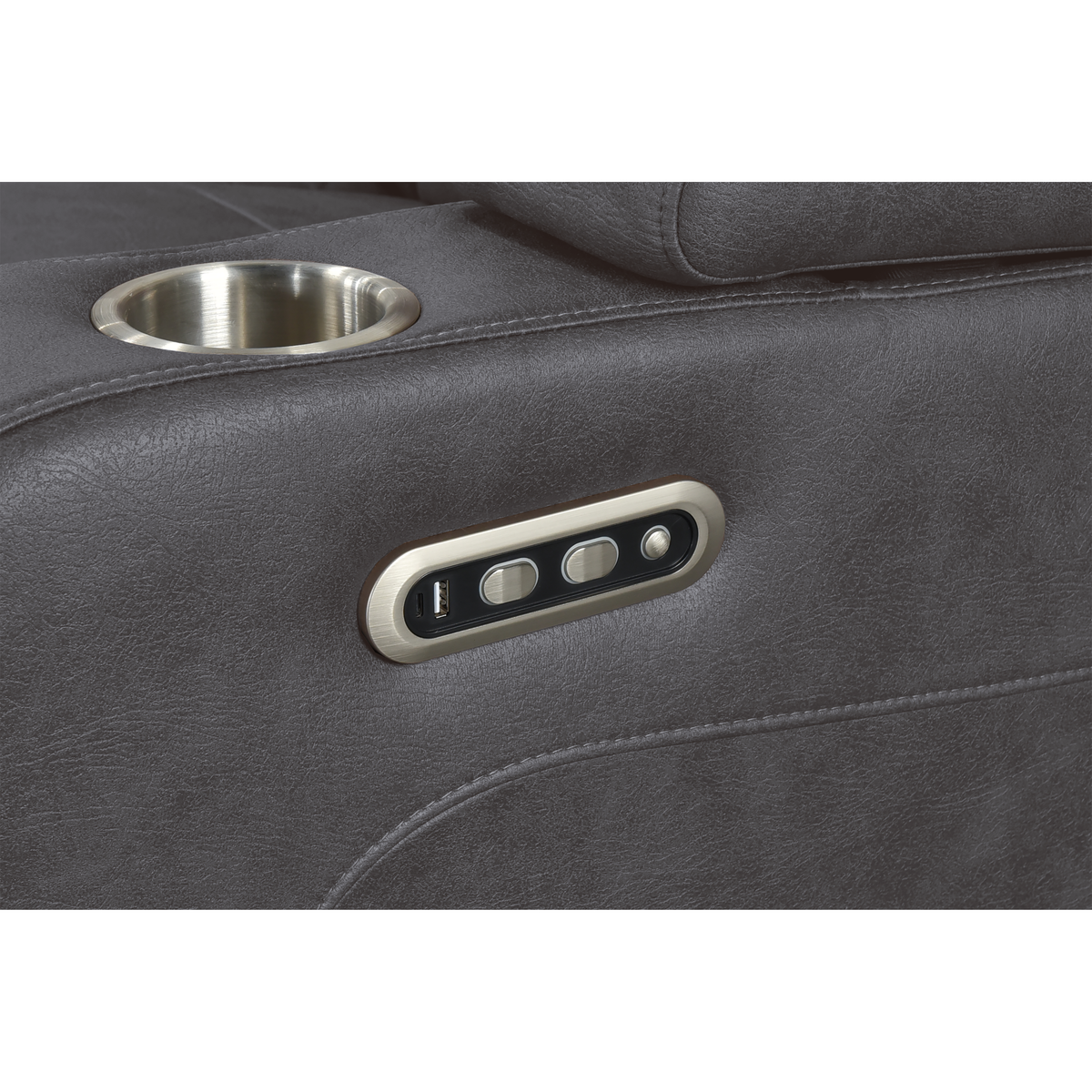 Ashley (Grey) Reclining Living Room Set