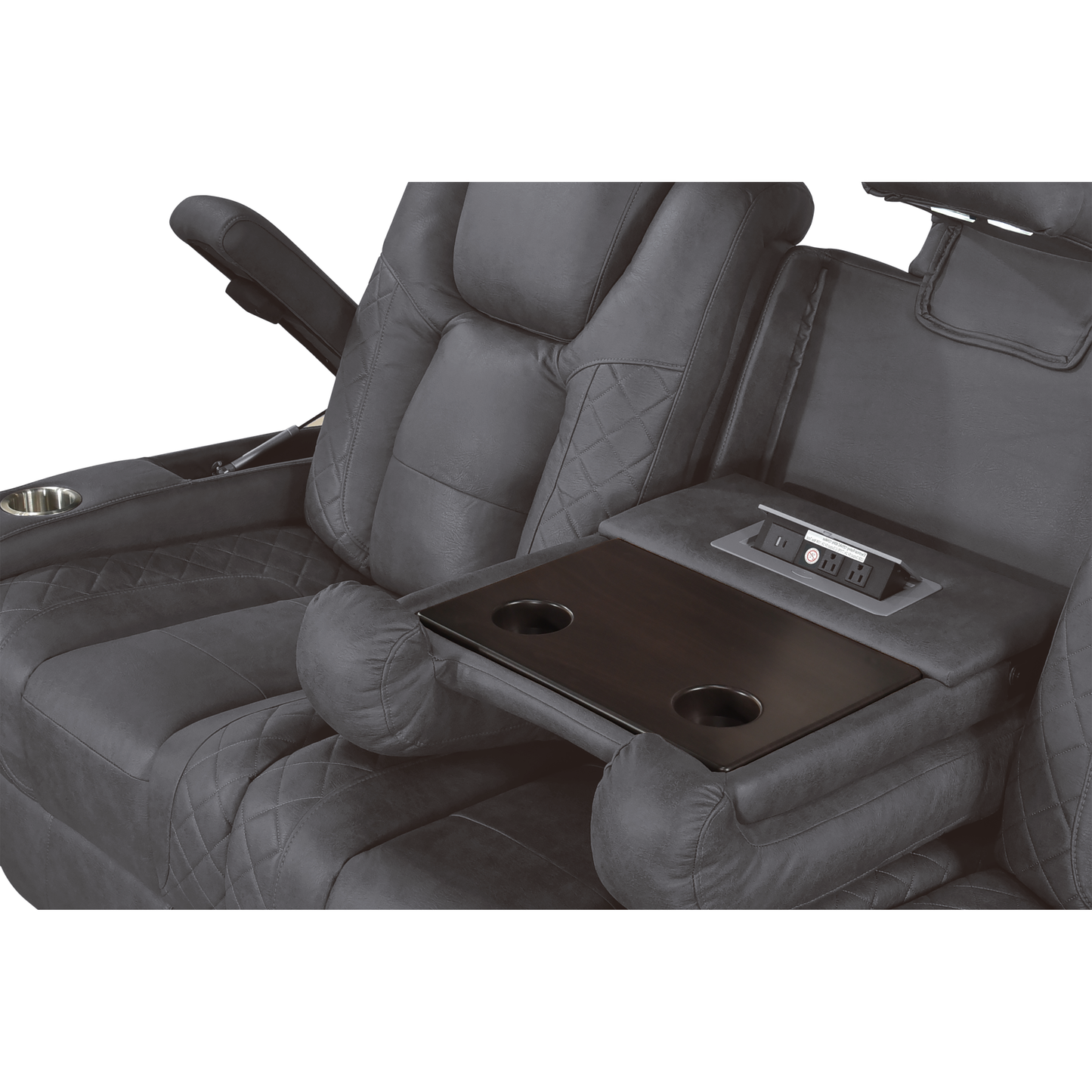 Ashley (Grey) Reclining Living Room Set