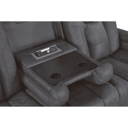 Ashley (Grey) Reclining Living Room Set
