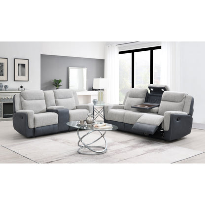 Wilbert (Grey) Reclining Living Room Set