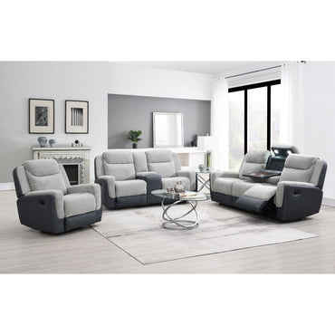 Wilbert (Grey) Reclining Living Room Set