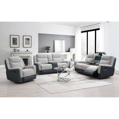 Wilbert (Grey) Reclining Living Room Set