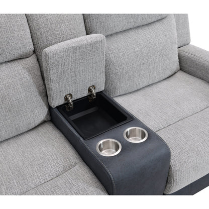 Wilbert (Grey) Reclining Living Room Set