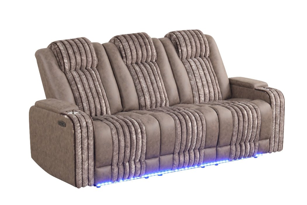 Lita (Brown) Reclining Living Room Set