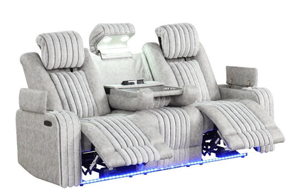Lita (Grey) Reclining Living Room Set