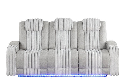Lita (Grey) Reclining Living Room Set