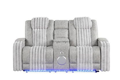 Lita (Grey) Reclining Living Room Set