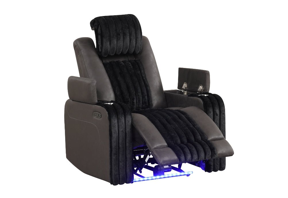 Lita (Black) Reclining Living Room Set