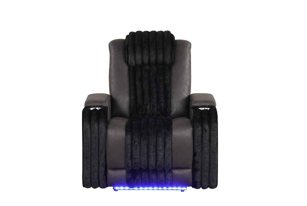 Lita (Black) Reclining Living Room Set
