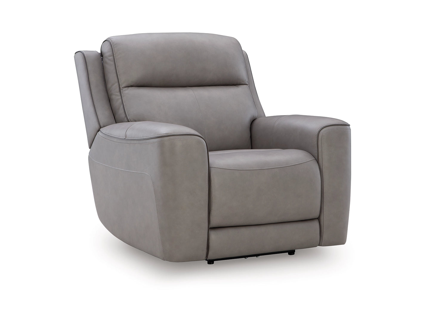 5Z-Relaxation Dual Power Leather Recliner - Coin
