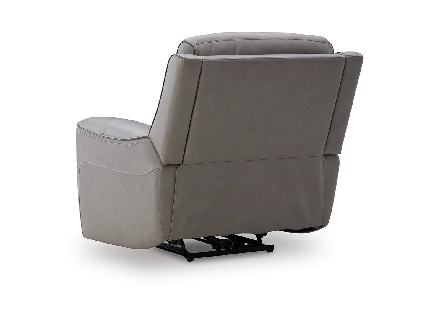 5Z-Relaxation Dual Power Leather Recliner - Coin