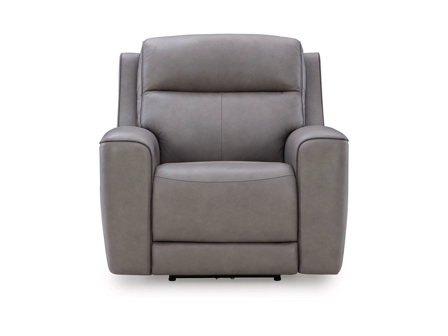 5Z-Relaxation Dual Power Leather Recliner - Coin