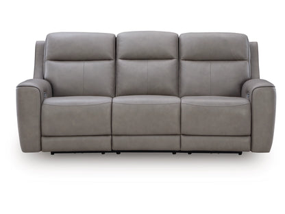 5Z-Relaxation Dual Power Reclining Sofa - Coin
