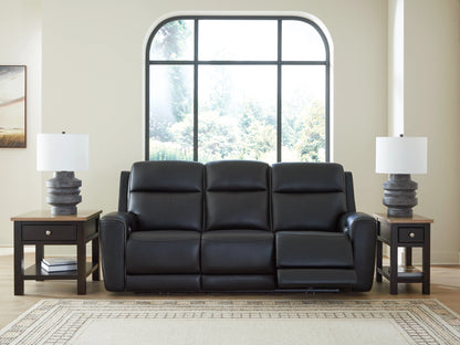 5Z-Relaxation Dual Power Reclining Sofa - Onyx