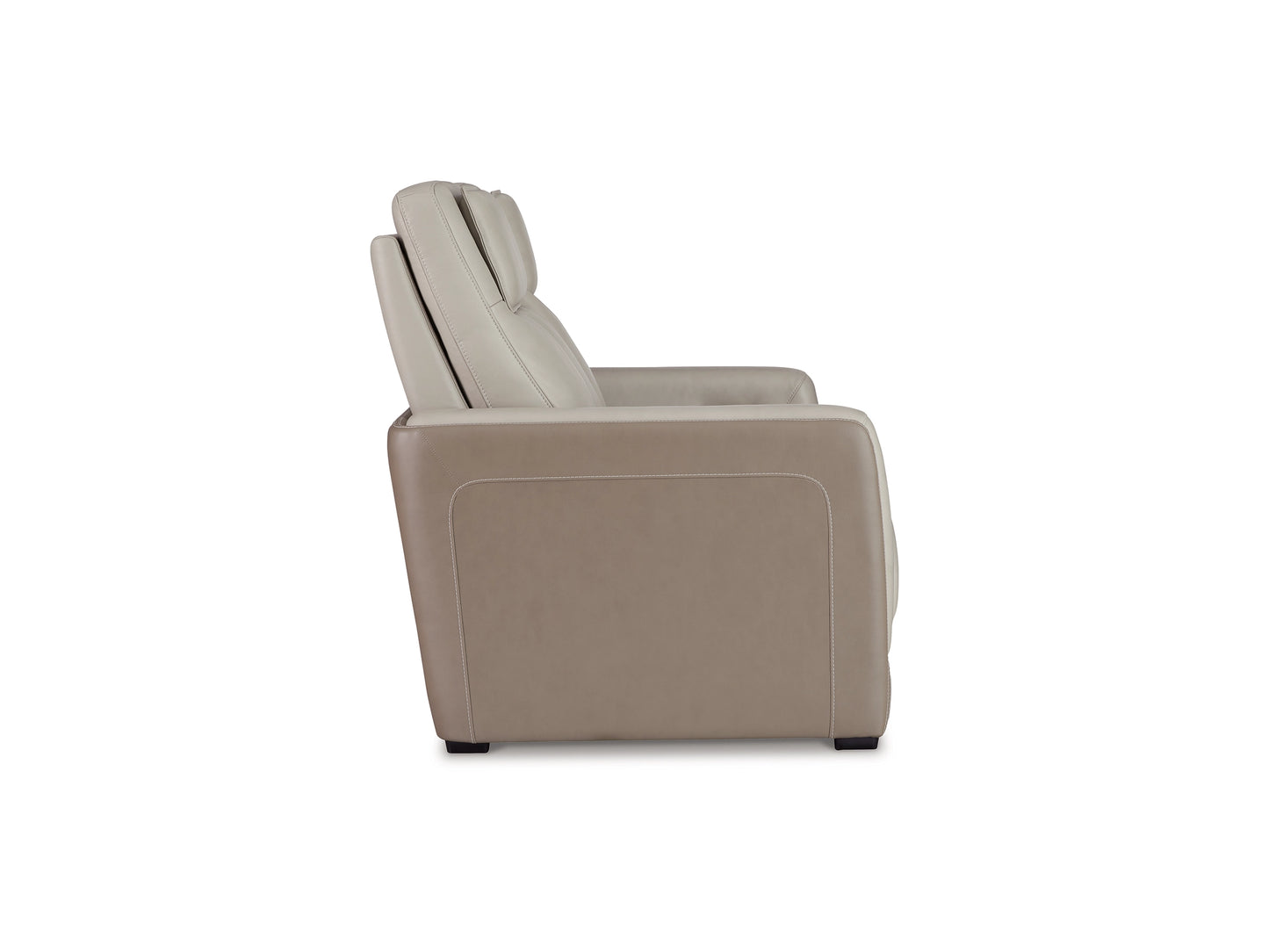 Battleville Dual Power Leather Reclining Loveseat