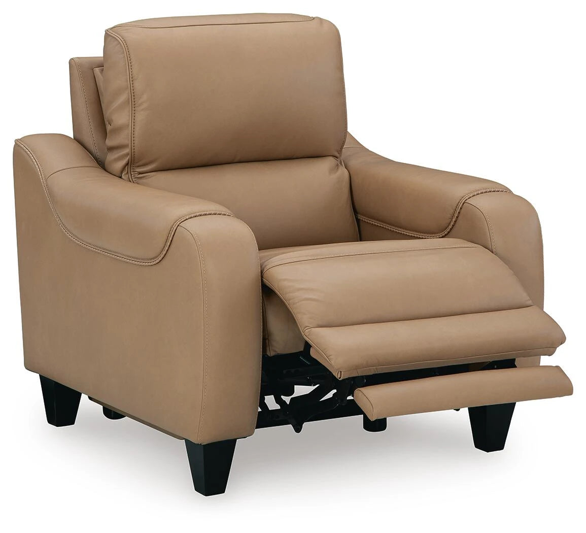 Mosswell Dual Power Leather Recliner