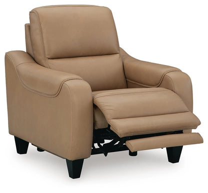 Mosswell Dual Power Leather Recliner